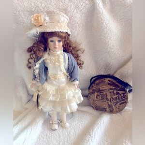 RARE VINTAGE PORCELAIN MANN COLLECTORS DOLL